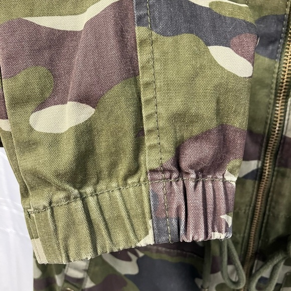 Old Navy Camo Twill‎ Field Jacket women’s size small 100% cotton - Picture 5 of 13